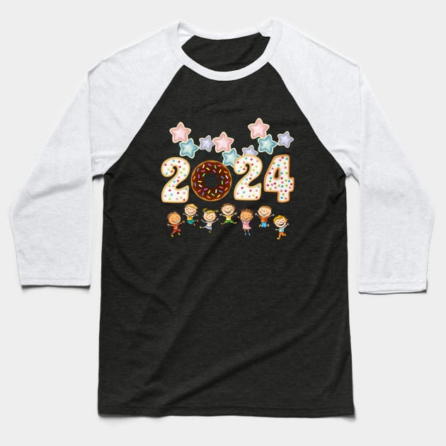 2024. Welcome 2024.Happy New Year 2024. 2024 Donot Baseball T-Shirt by ShopiLike